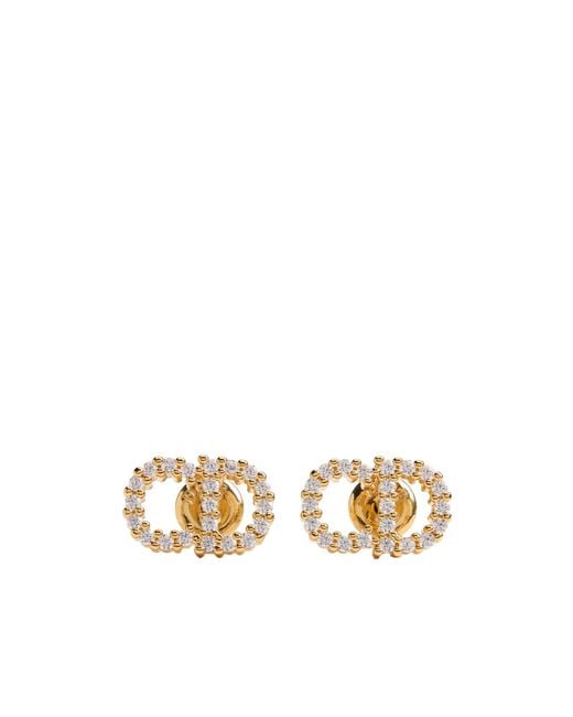 Dior Metallic Clair D Lune Earrings