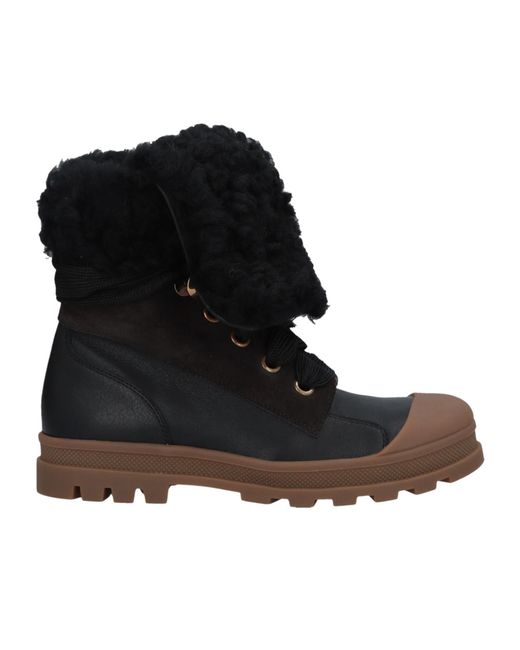 Chloé Black Padded Ankle Boots