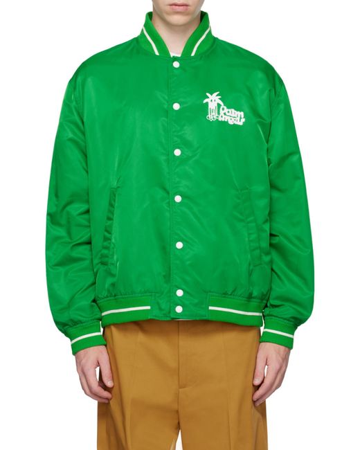 Palm Angels Green Coats for men