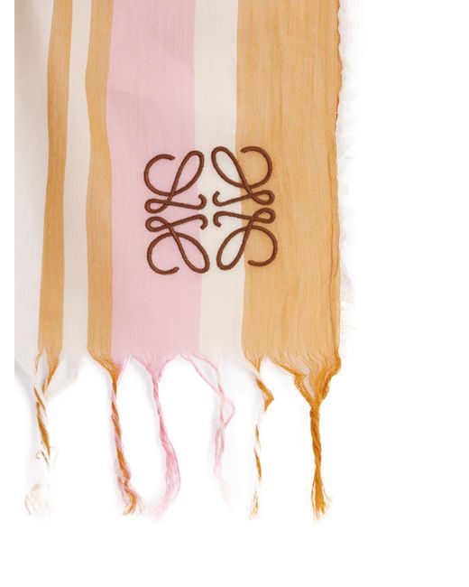 Loewe Metallic Printed Scarf