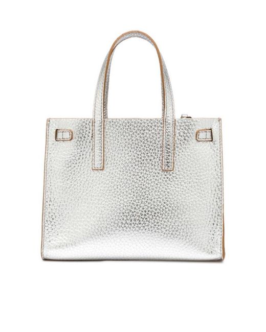 Gianni Chiarini White Altea Double Handle Shoulder Bag