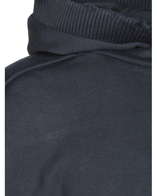 Thom Krom Blue Hooded Oversized Sweatshirt for men