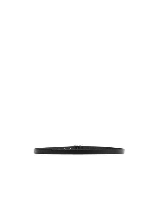 Ann Demeulemeester White Buckle Belt