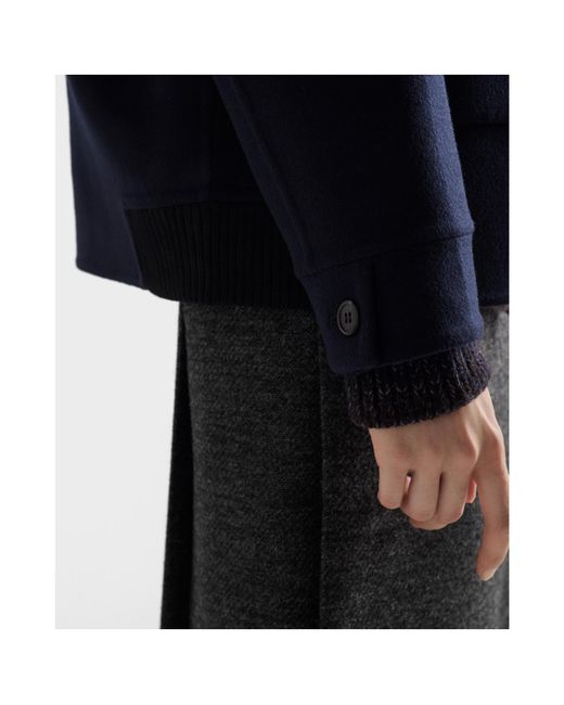 Prada Blue Double Cashwool Jacket