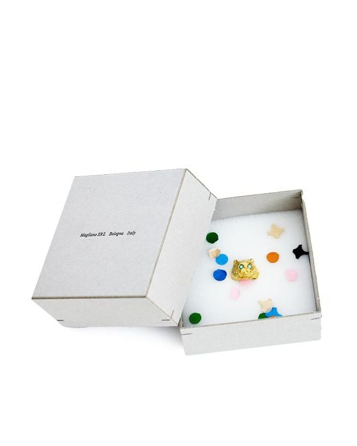 Magliano White Meowglian Ring for men