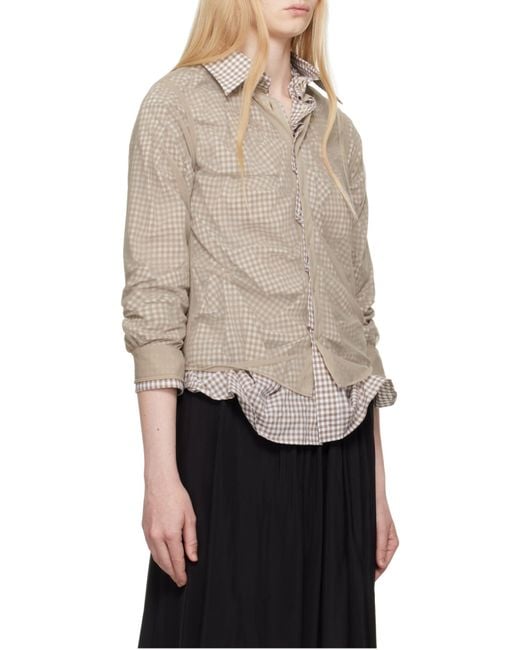 Maison Margiela Green Layer Shirt