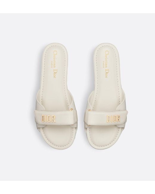 Dior White Iviera Act Slide