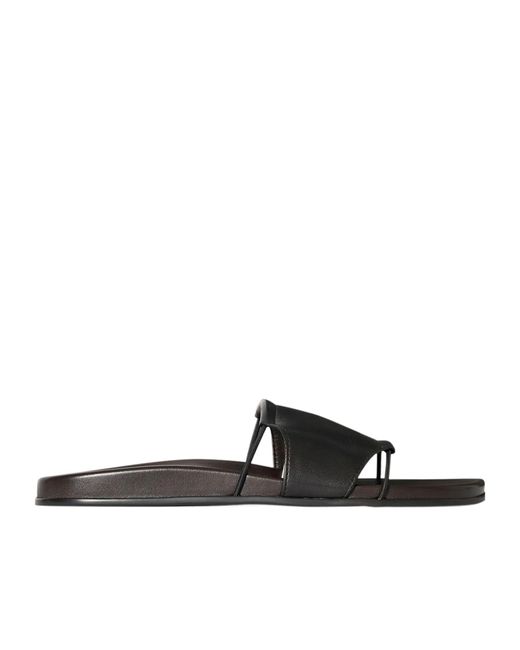 The Row White Vivienne Slide Sandals