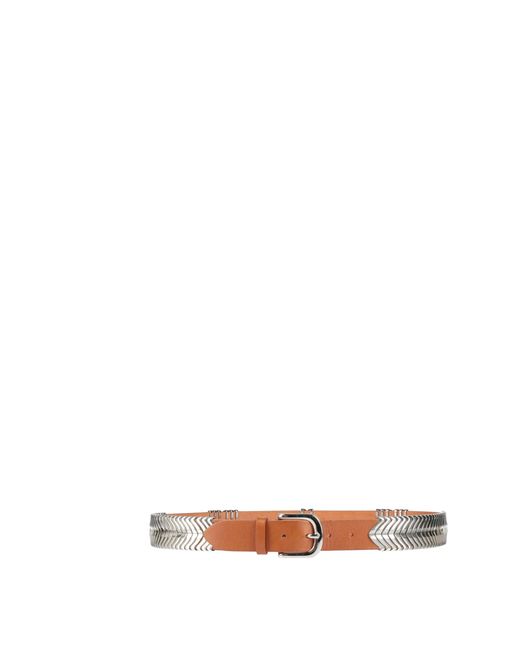 Isabel Marant White Decorative Strap With Metal Buckle