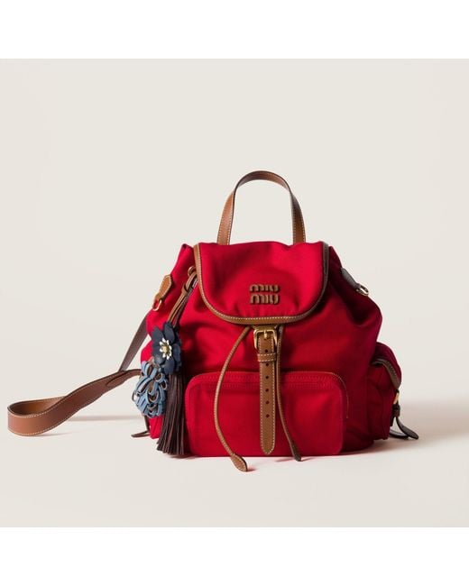 Miu Miu White Floral Fringed Bag Trick