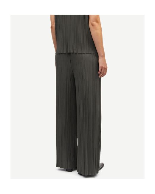 Samsøe & Samsøe Green Pleated Trousers