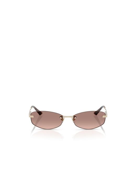 Jimmy Choo Pink Eyewear Frameless Sunglasses