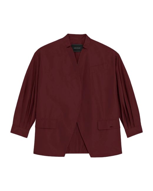 Longchamp Red Kimono Jacket