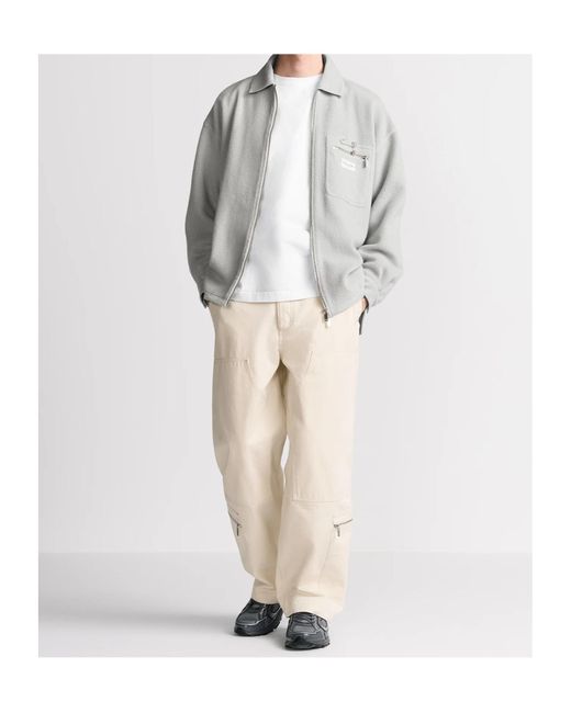 Dior Gray Homme Cd Couture Zipped Overshirt for men