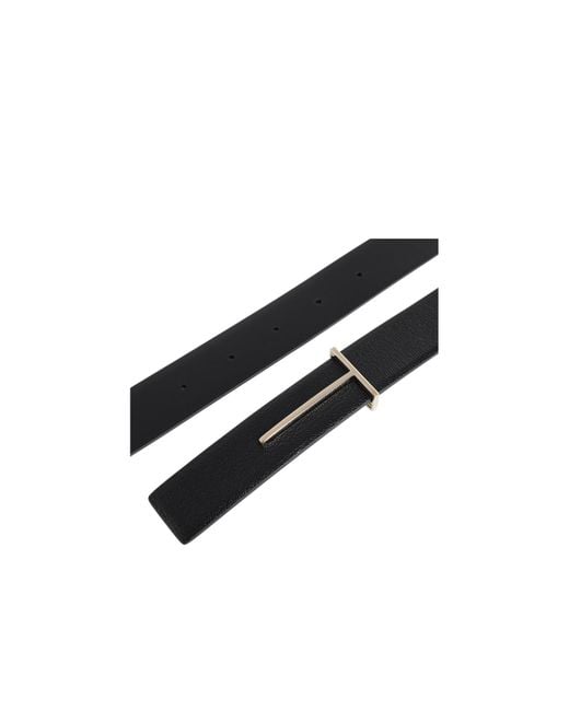 Tom Ford White Double-Sided Belt