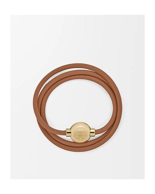 Loewe Brown Pebble Bracelet
