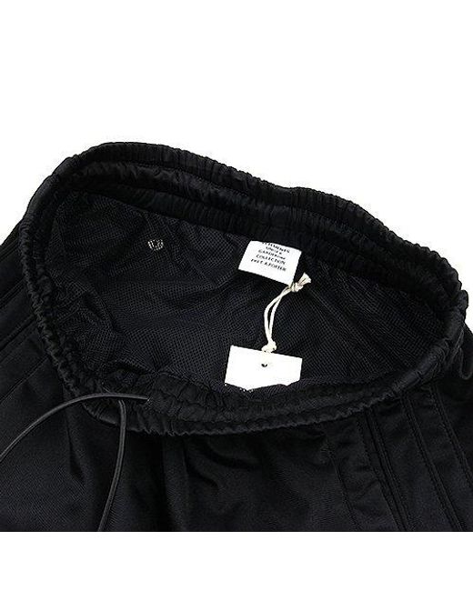 Vetements Black Logo Casual Pants for men