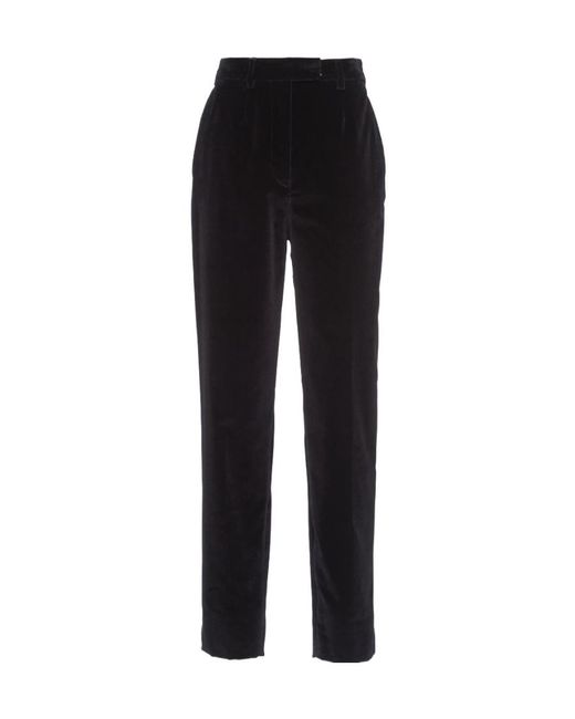 Prada Black Velvet Pants