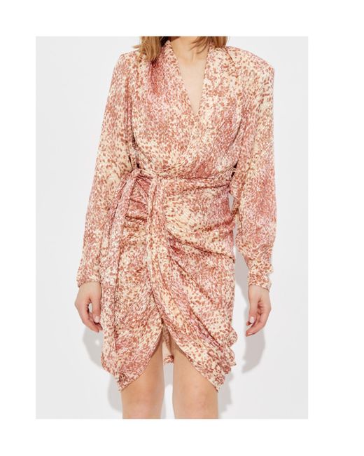 Isabel Marant Pink Cleora Mini Dress