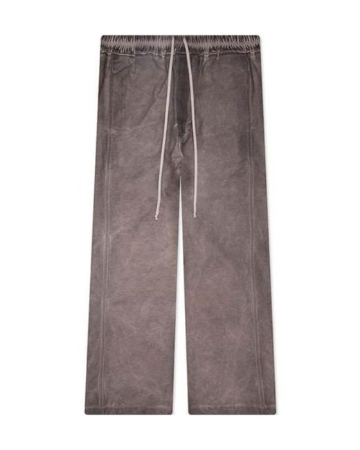 Rick Owens Brown Drawstring Pusher Trousers for men