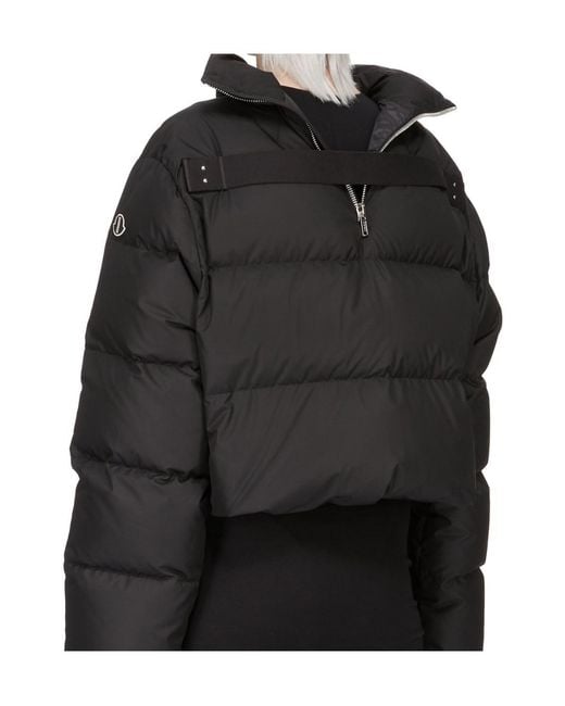 Moncler Black Moncler Rick Owens Cropped Cyclopic Jacket for men