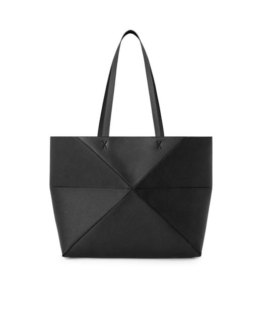 Loewe Black Medium-Sized Horizontally Folding Handbag