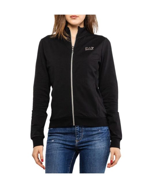 EA7 Black Logo Casual Jacket