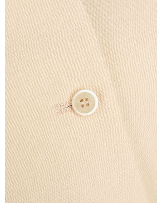 Fabiana Filippi Natural Long-Sleeved Casual Jacket