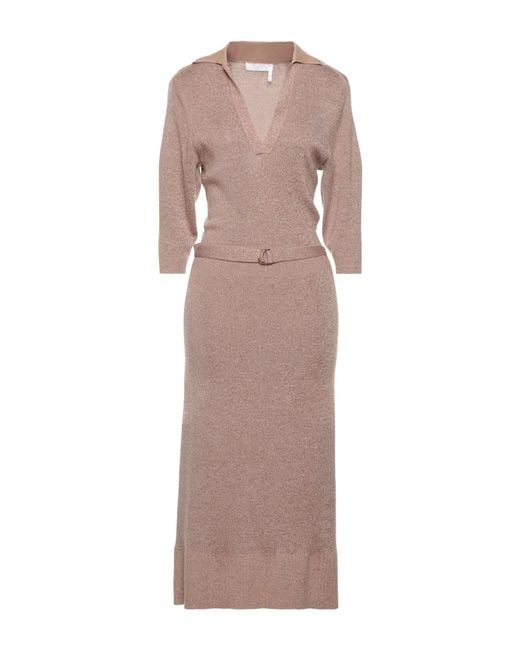Chloé Natural Lightweight Knit Dress