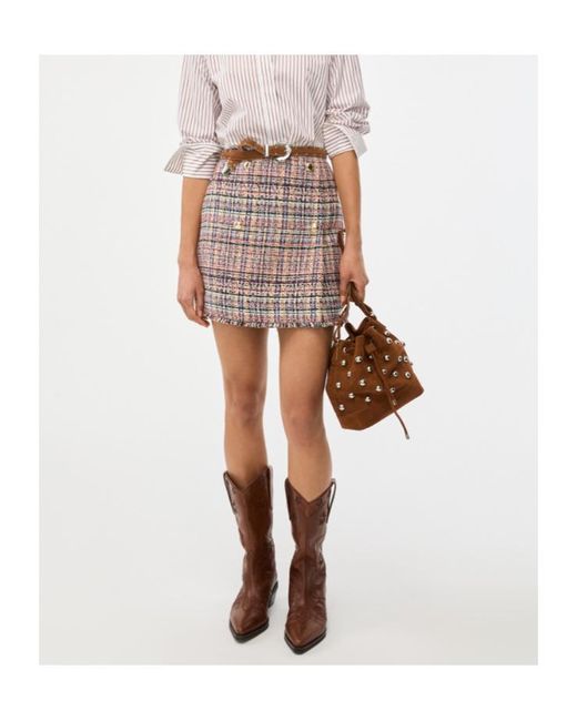 iBlues Red A-Line Skirt
