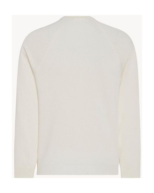 The Row White V-Neck Top