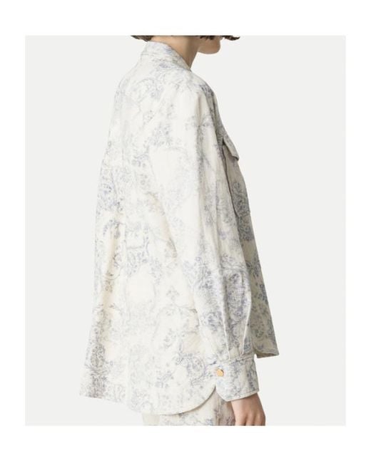 Forte_forte White Denim Overshirt Nontiscordardime