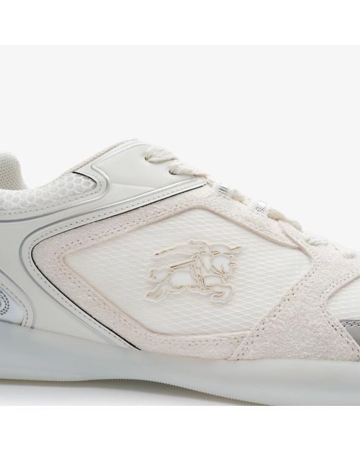 Burberry White Matrix Sport Sneakers for men