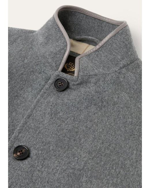 Loro Piana Gray Button-Up Jacket for men