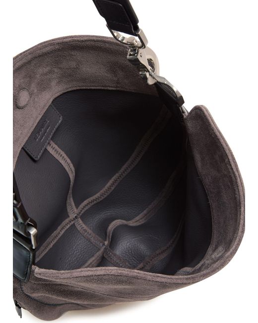 Lemaire Brown Quiver Clip Hobo Bag