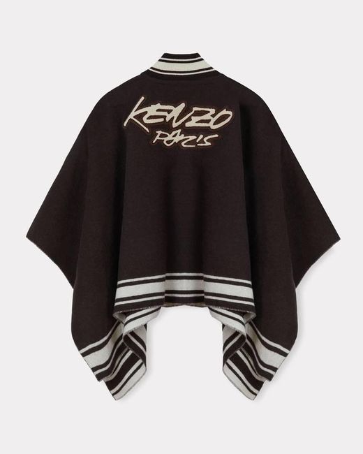 KENZO Black X Futura 2000' Poncho for men