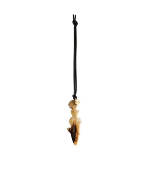 J.W. Anderson Metallic Jw Anderson Fish Bag Charm