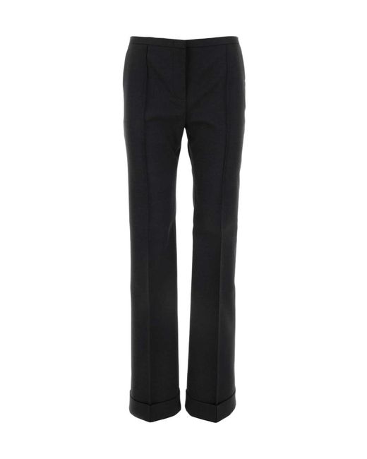 Philosophy Di Lorenzo Serafini Black Pleated Tailored Trousers