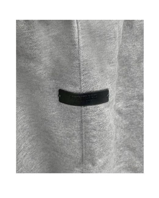 Fear Of God Gray Wide-Leg Shorts for men