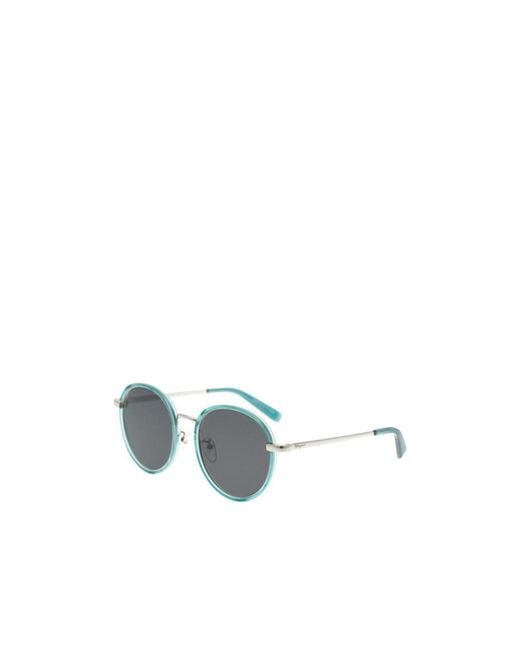 Ferragamo White Logo Sunglasses