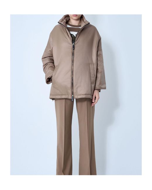 Max Mara Brown The Cube Paris Padded Jacket