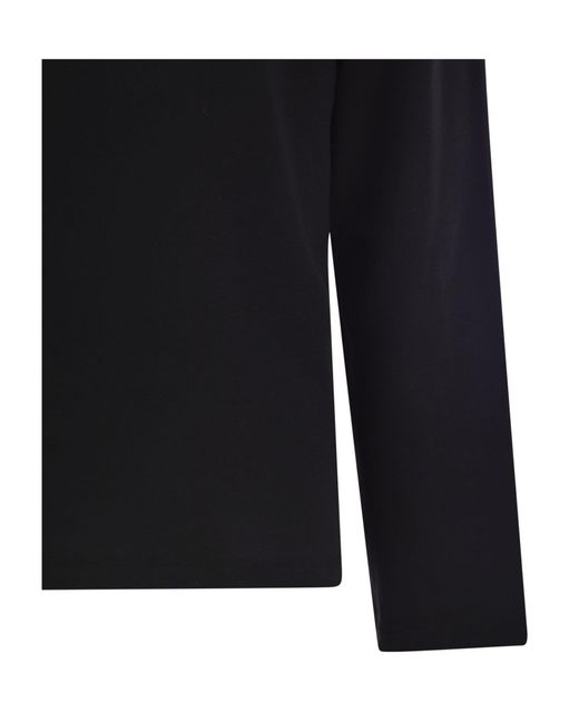 Majestic Filatures Black Majestic Slim Fit Crew Neck T-Shirt for men