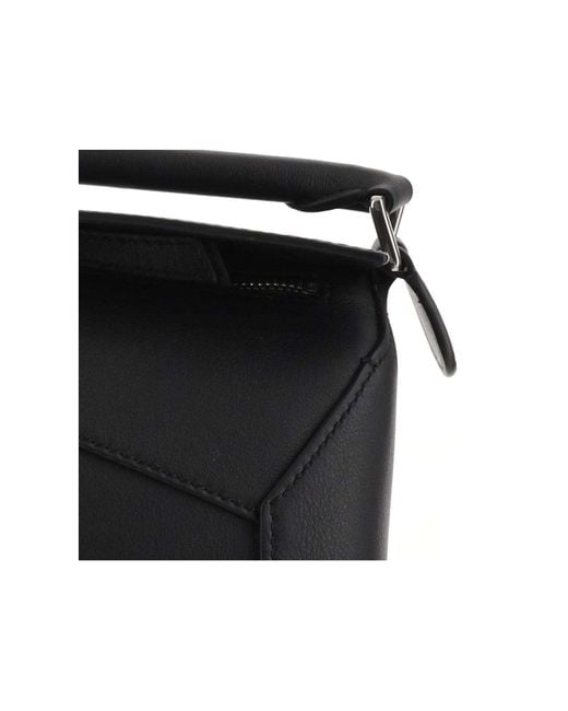 Loewe Black Mini Puzzle Edge Bag