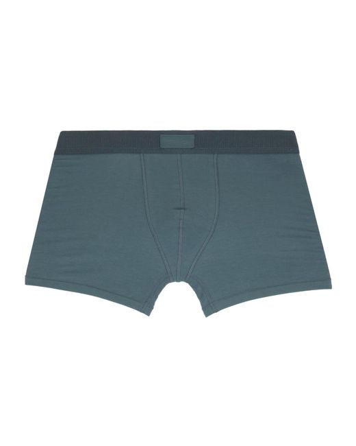 Skims Green Logo Boxer Briefs Three-Pack for men