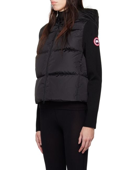 Canada Goose Black Sleevless Down Vest