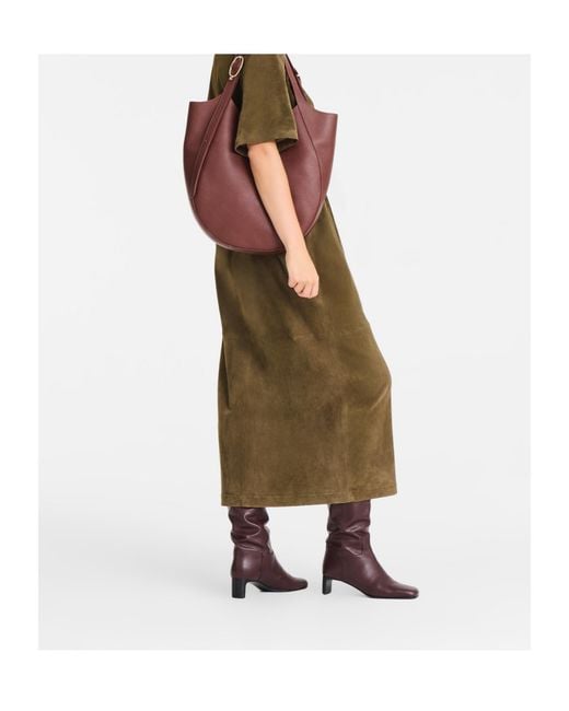 Longchamp Brown Le Foulonné Xl Tote Bag