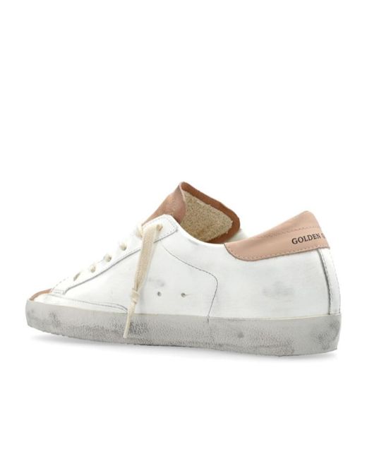 Golden Goose Deluxe Brand White Superstar Leather Sneakers