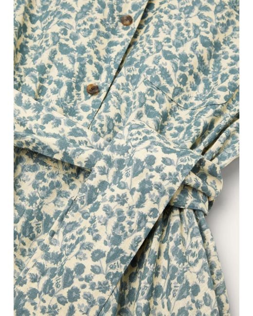 Loro Piana Green Printed Dress