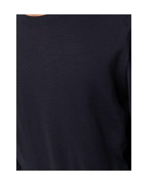 Zegna Blue V-Neck Wool Jumper for men