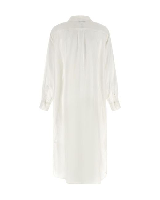Polo Ralph Lauren White Maxi Shirt Dress